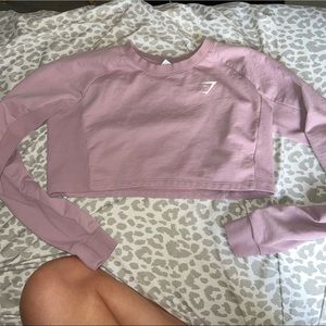 GYMSHARK training cropped sweater